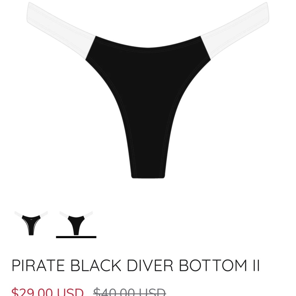 Boutine la pirate bikini bottoms